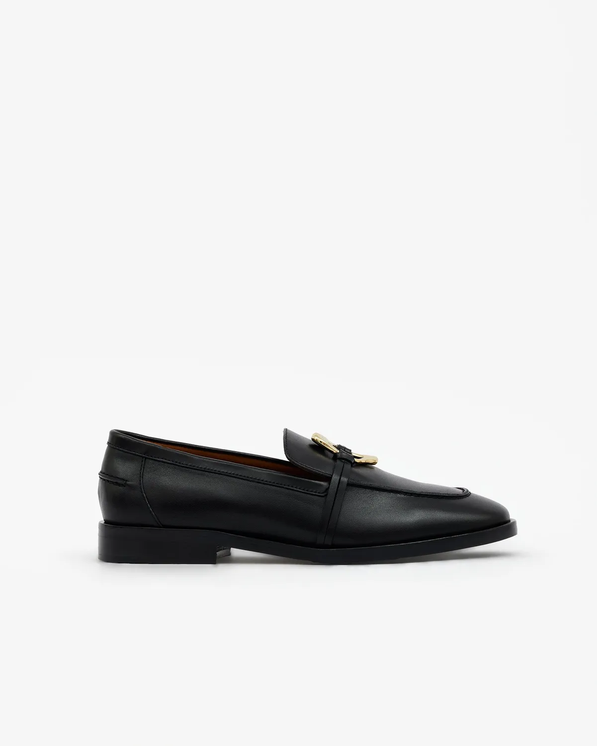 Mi/Mai Luciano Black Melt mocassins cuir noir