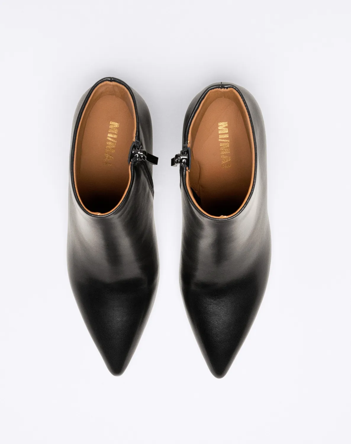 Mi/Mai Noura Black Calf bottines noir veau 8 cm