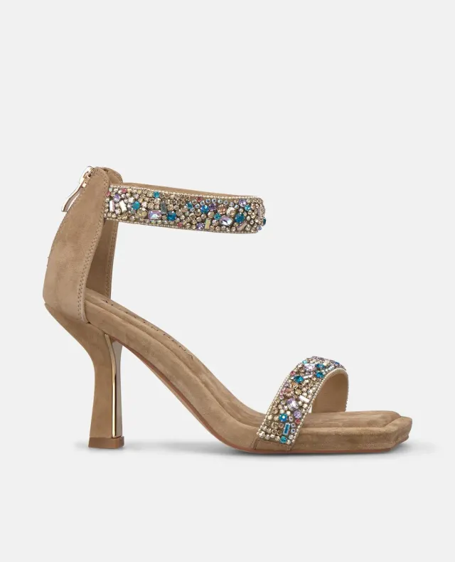 Alma en Pena V264010 sandales bijoux sable talon 9 cm