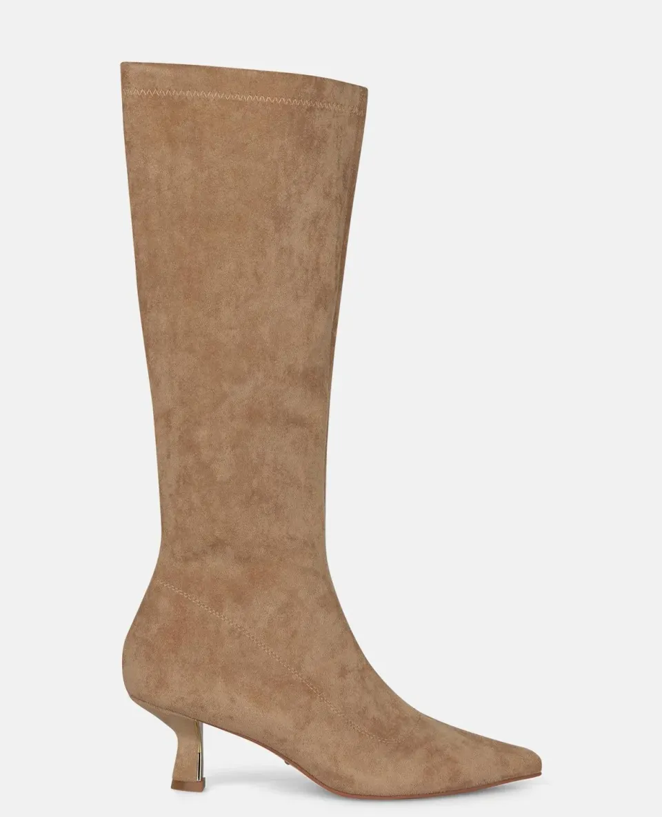 Alma en Pena I260394 bottes lycra sable talon 5,5 cm