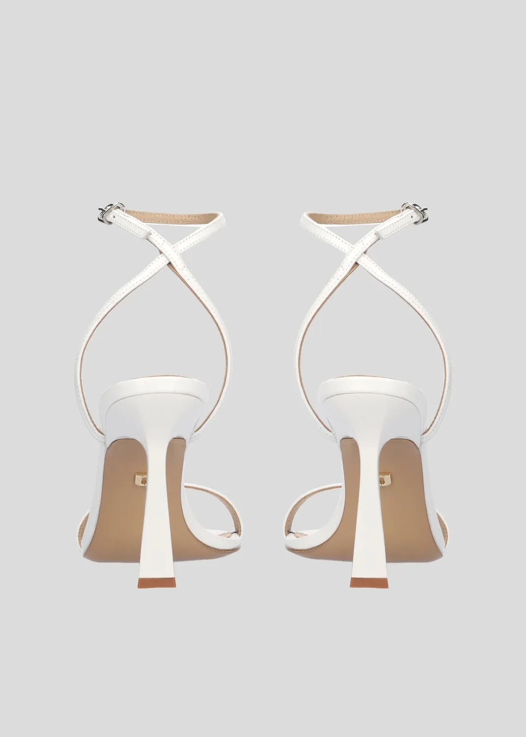 Lola Cruz Summer Heel Sandals 95 sandales blanc 9,5 cm