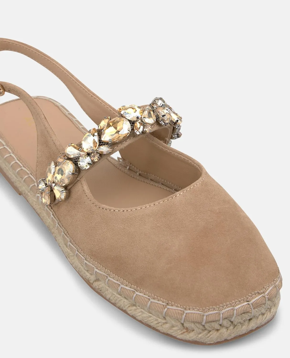 Alma en Pena V260601 ballerines mules sable strass plat