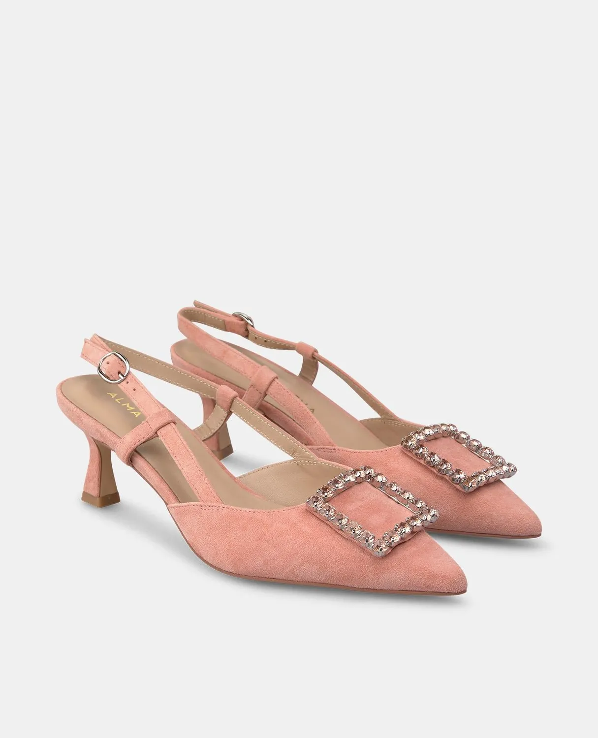 Alma en Pena V250658 escarpin rose cuir 6 cm