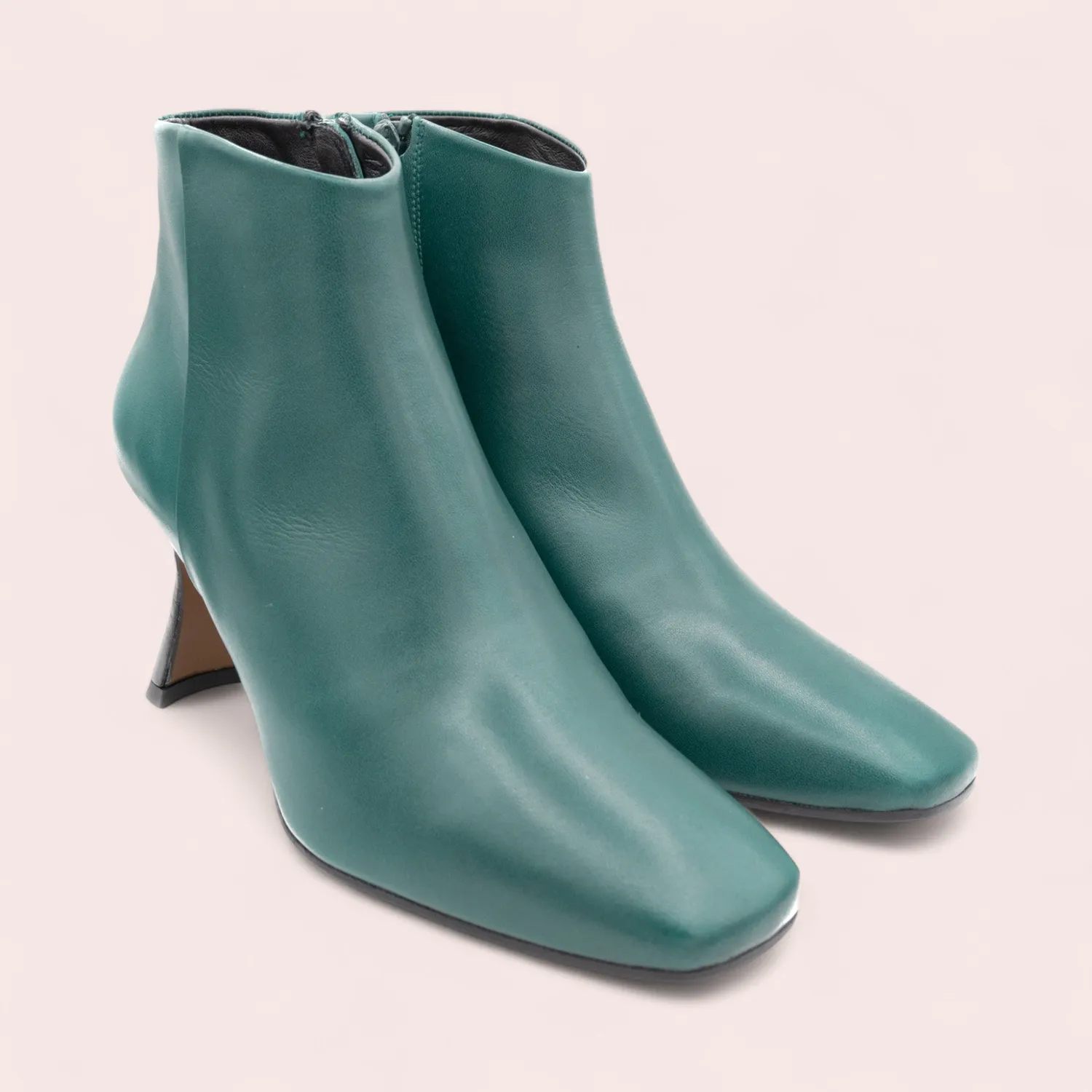 Karine Arabian Borough bottines bleu canard 38 talon 70mm