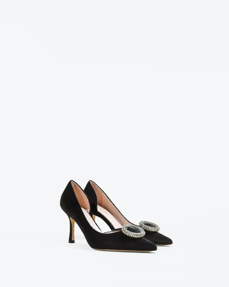 Mi/Mai Devon nu-pieds escarpin strass cérémonie