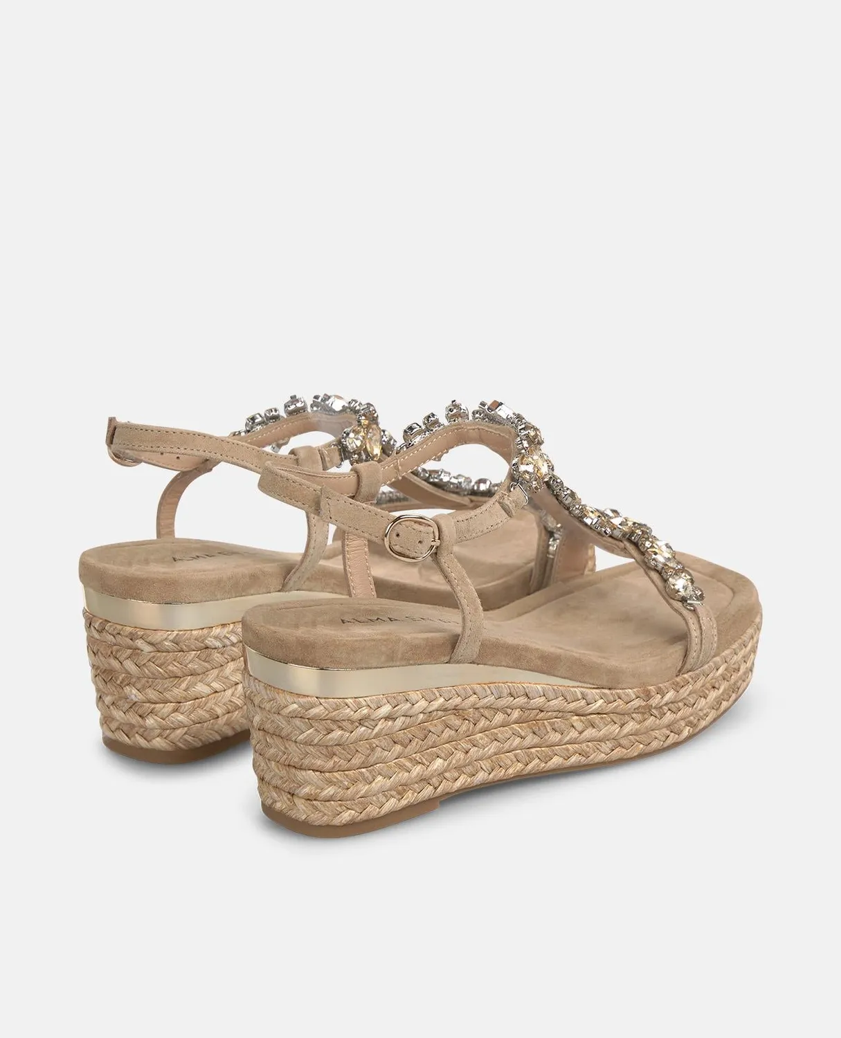 Alma en Pena V266506 espadrilles sable compensées
