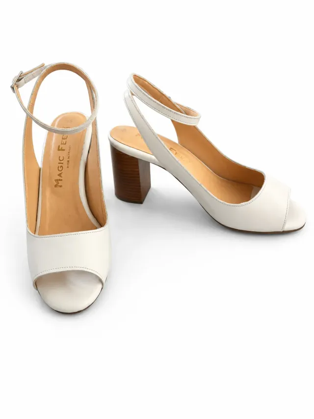 Magic Feet Alyzée escarpins mariage cuir