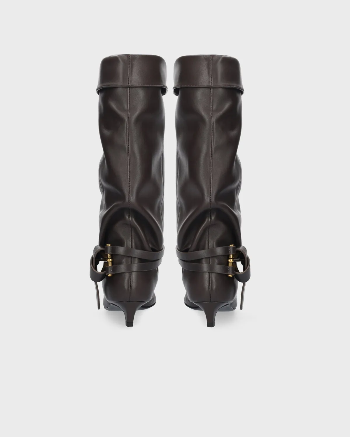 Lola Cruz Hyacinth bottines marron talon 3,5 cm