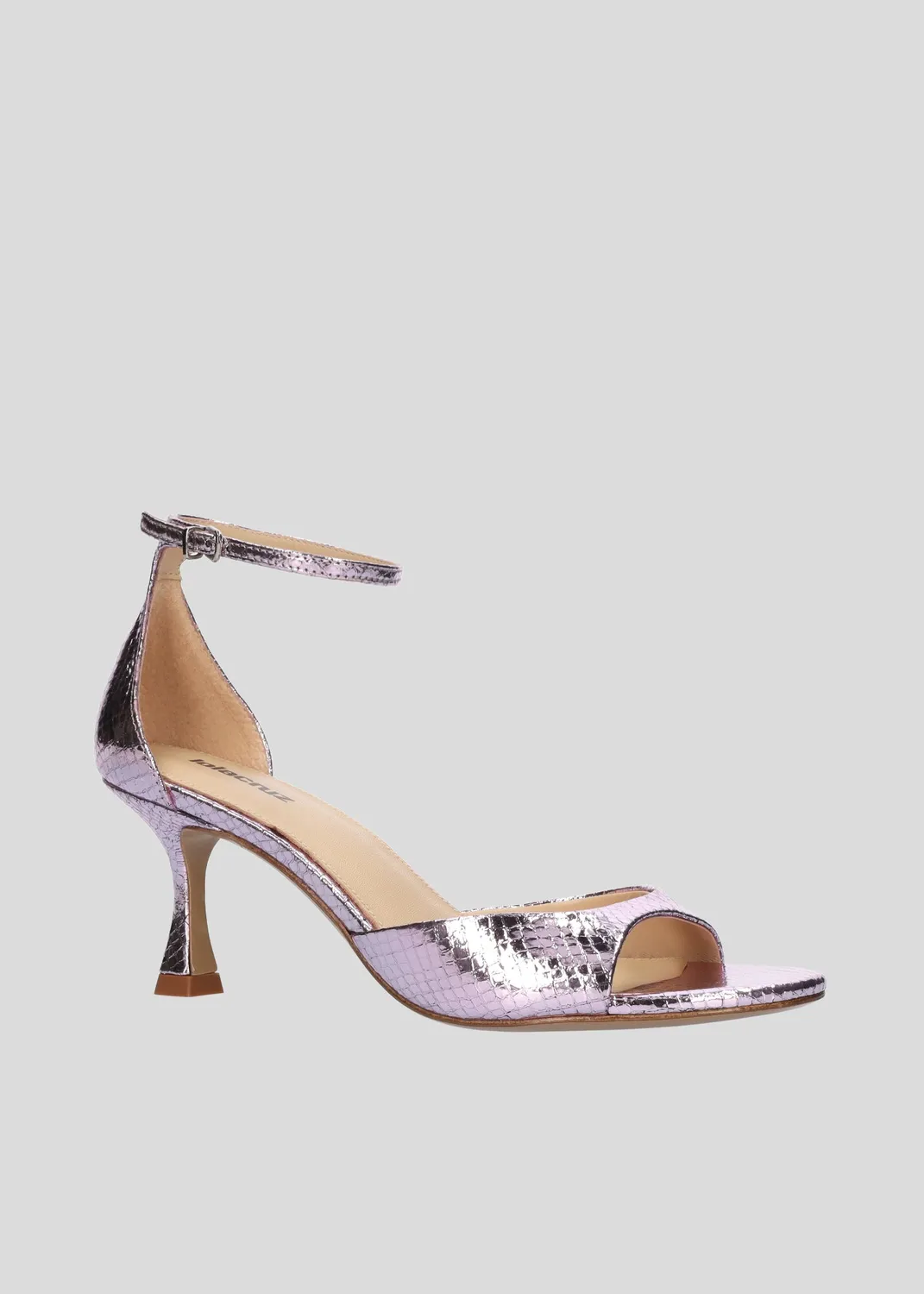Lola Cruz Kumala 65 sandales à talons mauve