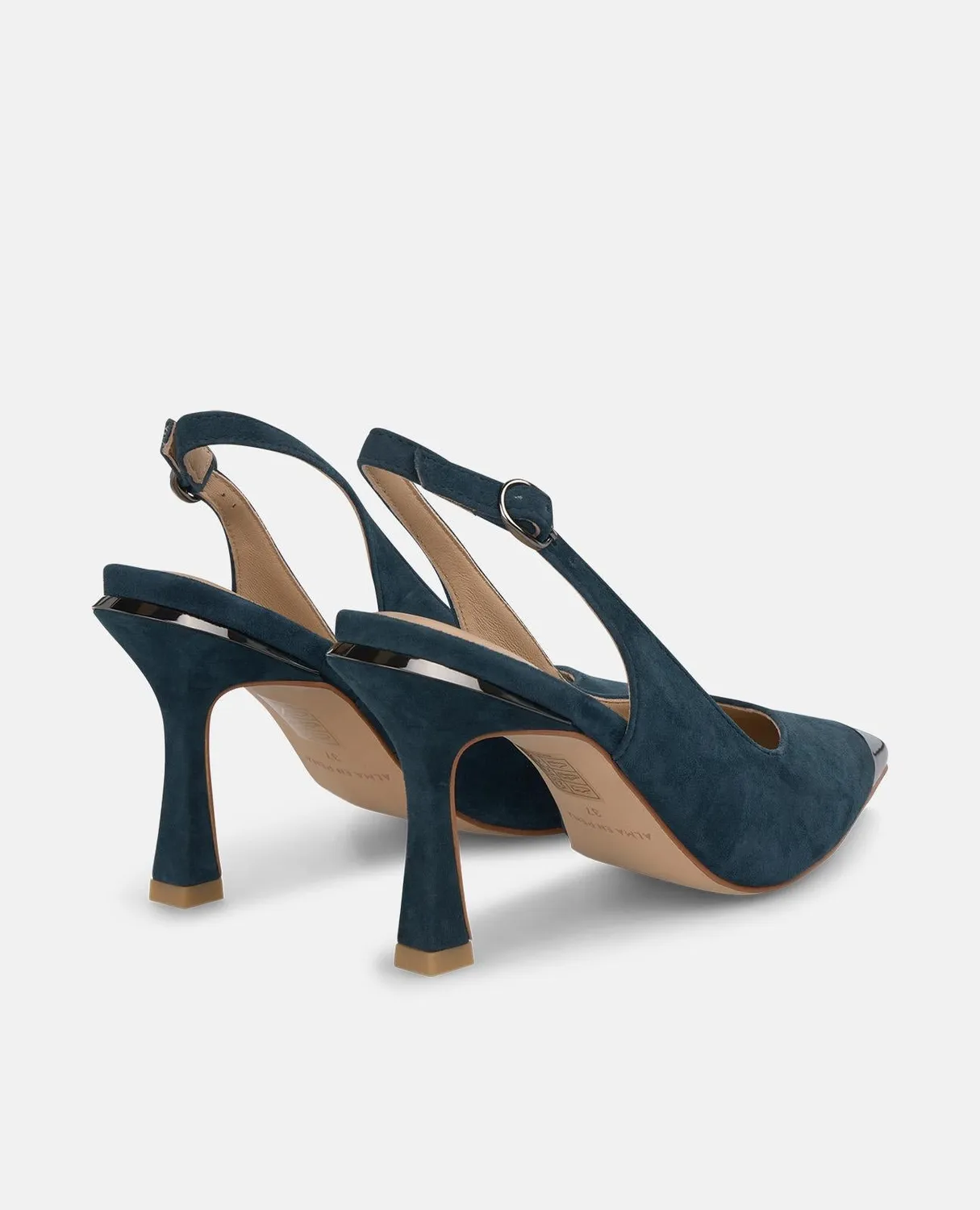 Alma en Pena I250392 escarpins bleu marine 9 cm