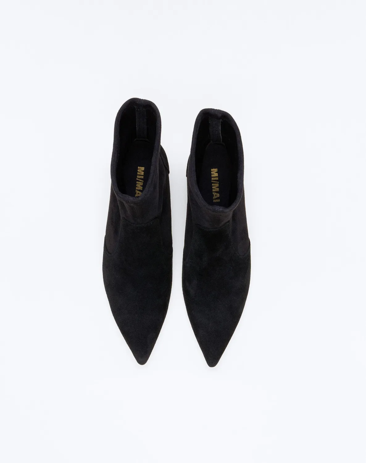 Mi/Mai Ophelia Low Black bottines cuir noir talon 5 cm