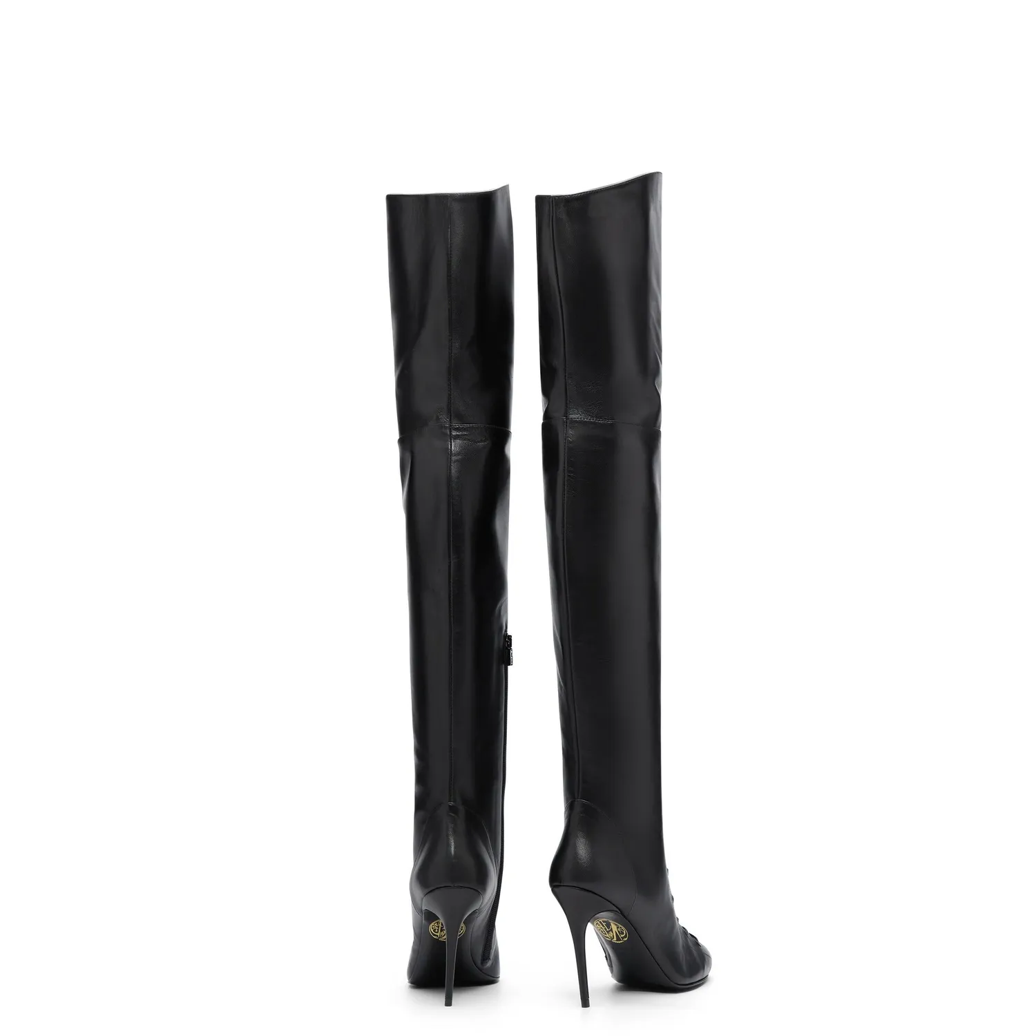 Maison Ernest Bandit Cuissarde 100 Noir talon 10 cm