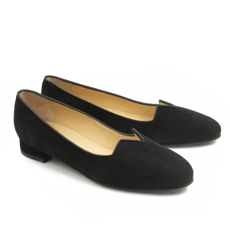 Bégum Paris Olympe ballerines havane velours 1,5 cm