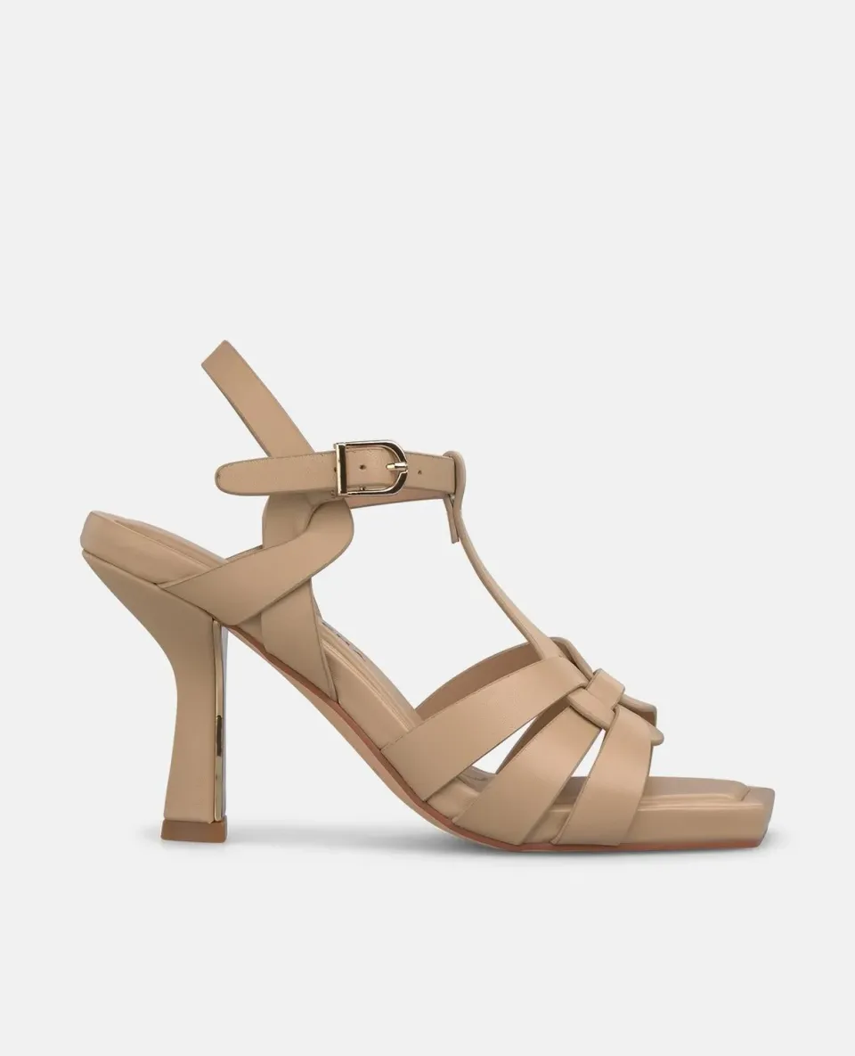 Alma en Pena V264012 sandales sable cuir talon 8 cm