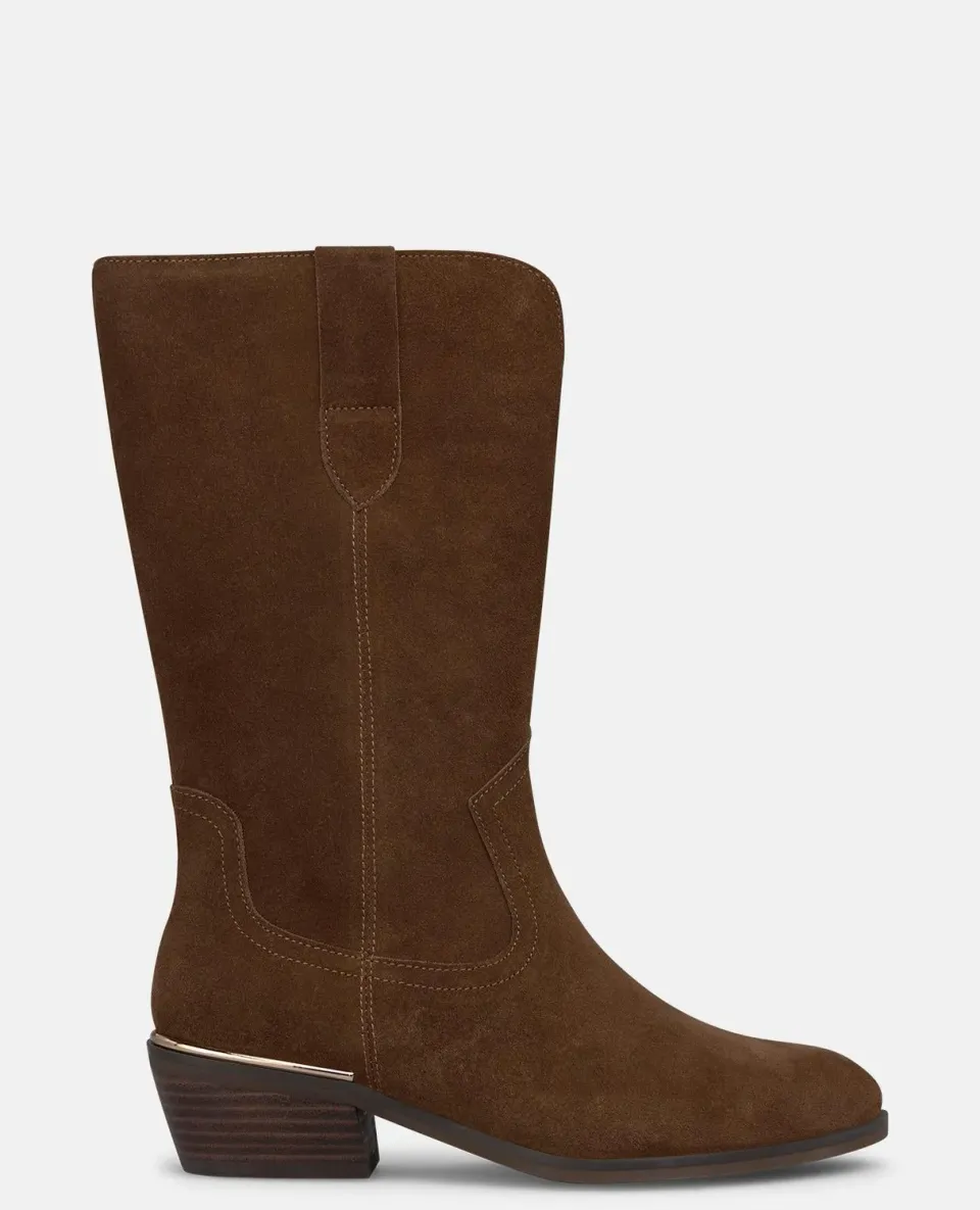 Alma en Pena I2652750C bottes camel daim zip