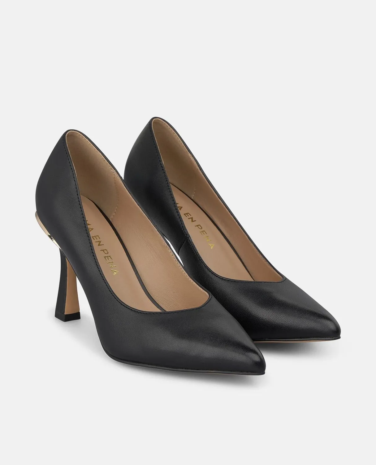 Alma en Pena I260240C escarpins cuir noirs 8 cm