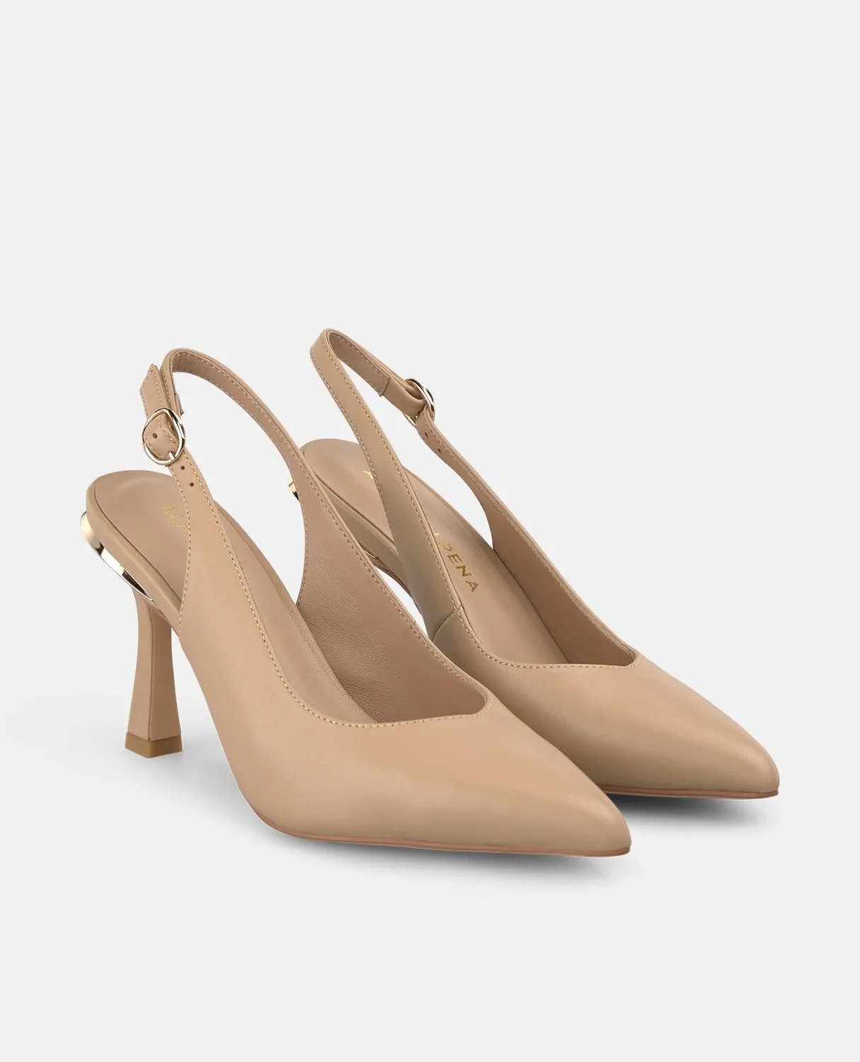 Alma en Pena V261800 escarpins cuir sable talon 9cm