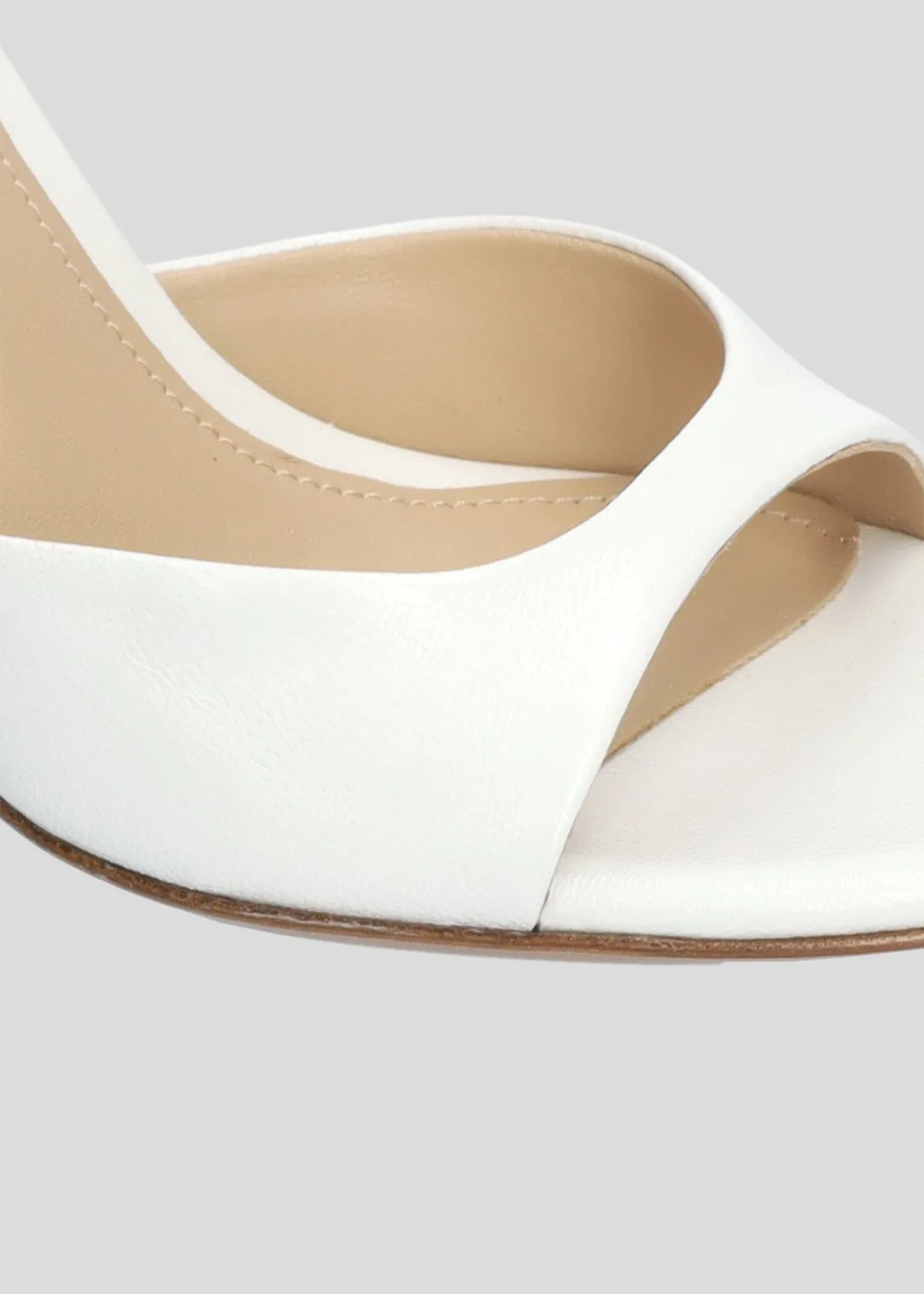 Lola Cruz Kumala Sandals 95 sandales blanc talon 9,5 cm