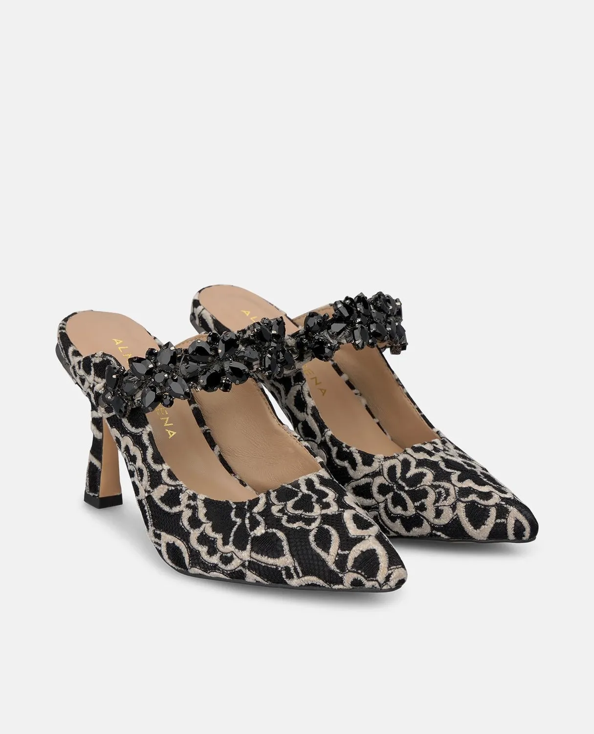 Alma en Pena I260252 escarpins noirs vernis brillants