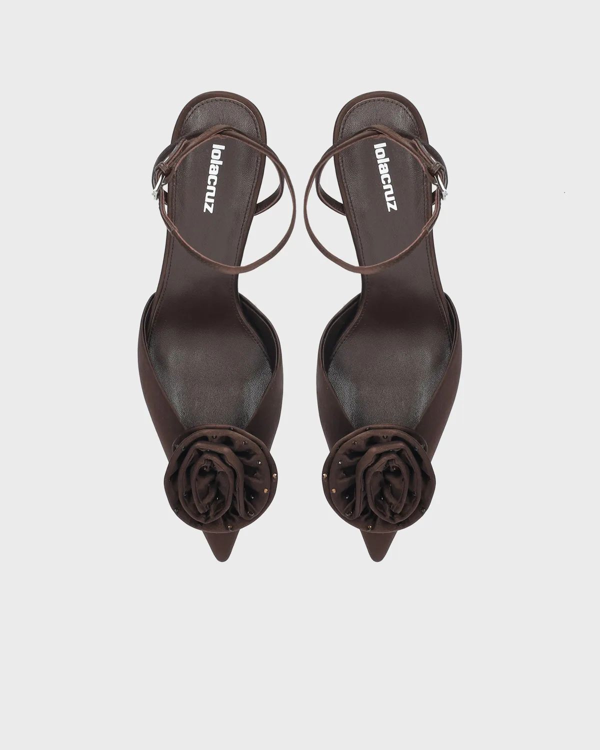 Lola Cruz Fiorella Pumps 95 escarpins chocolat cuir