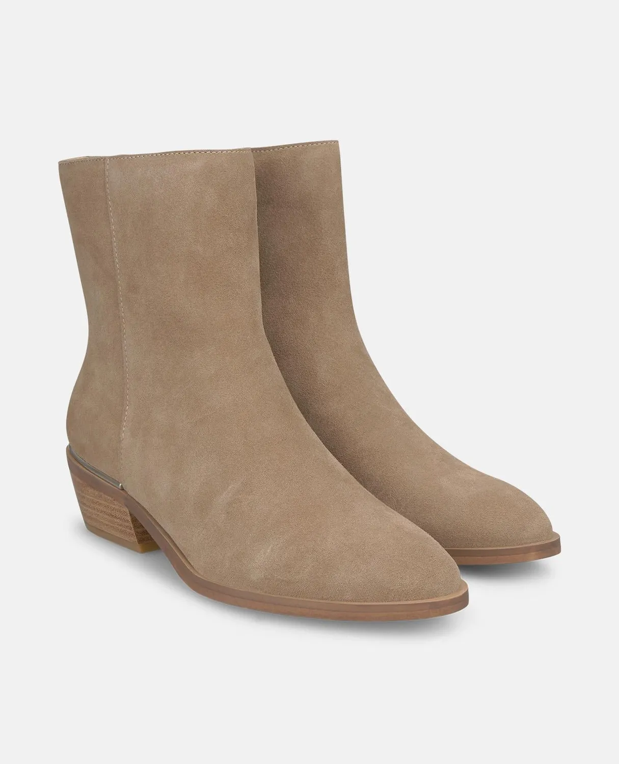 Alma en Pena I2652751C bottine daim vison zip 4,5 cm