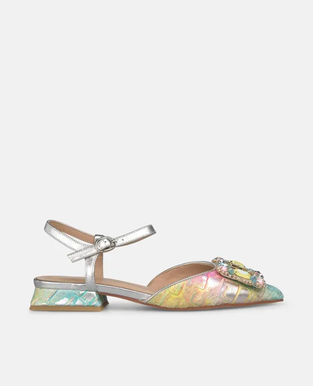 Alma en Pena V261002 escarpins slingback multicolore talon 2 cm