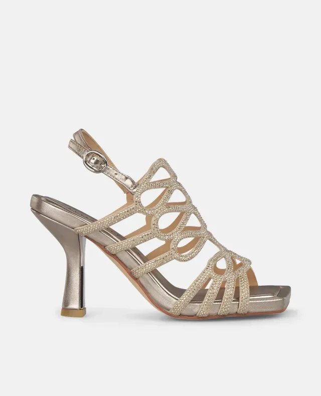 Alma en Pena I250080 sandales talon 9 cm bronze strass