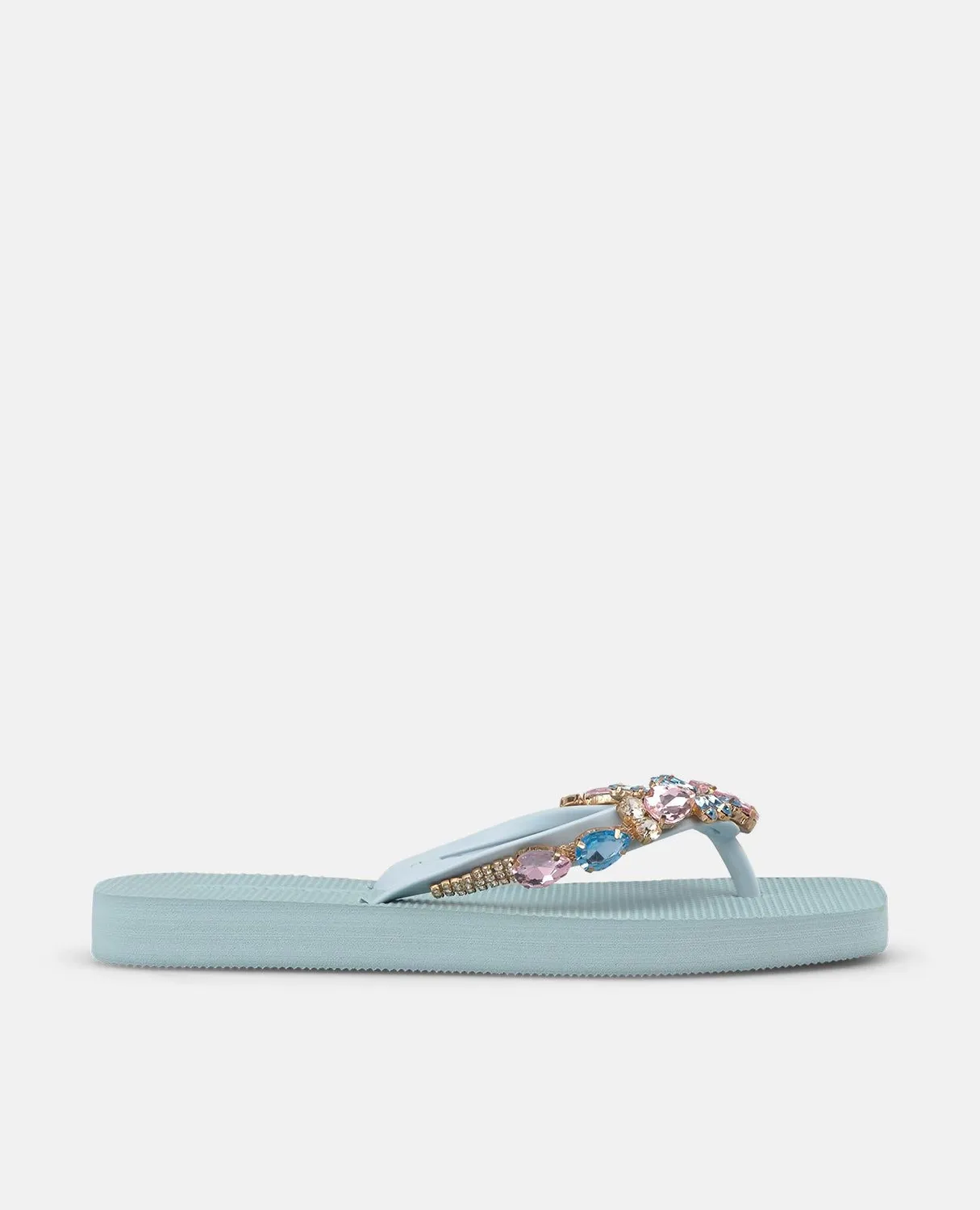 Alma en Pena V269002 tongs bleu sans talon