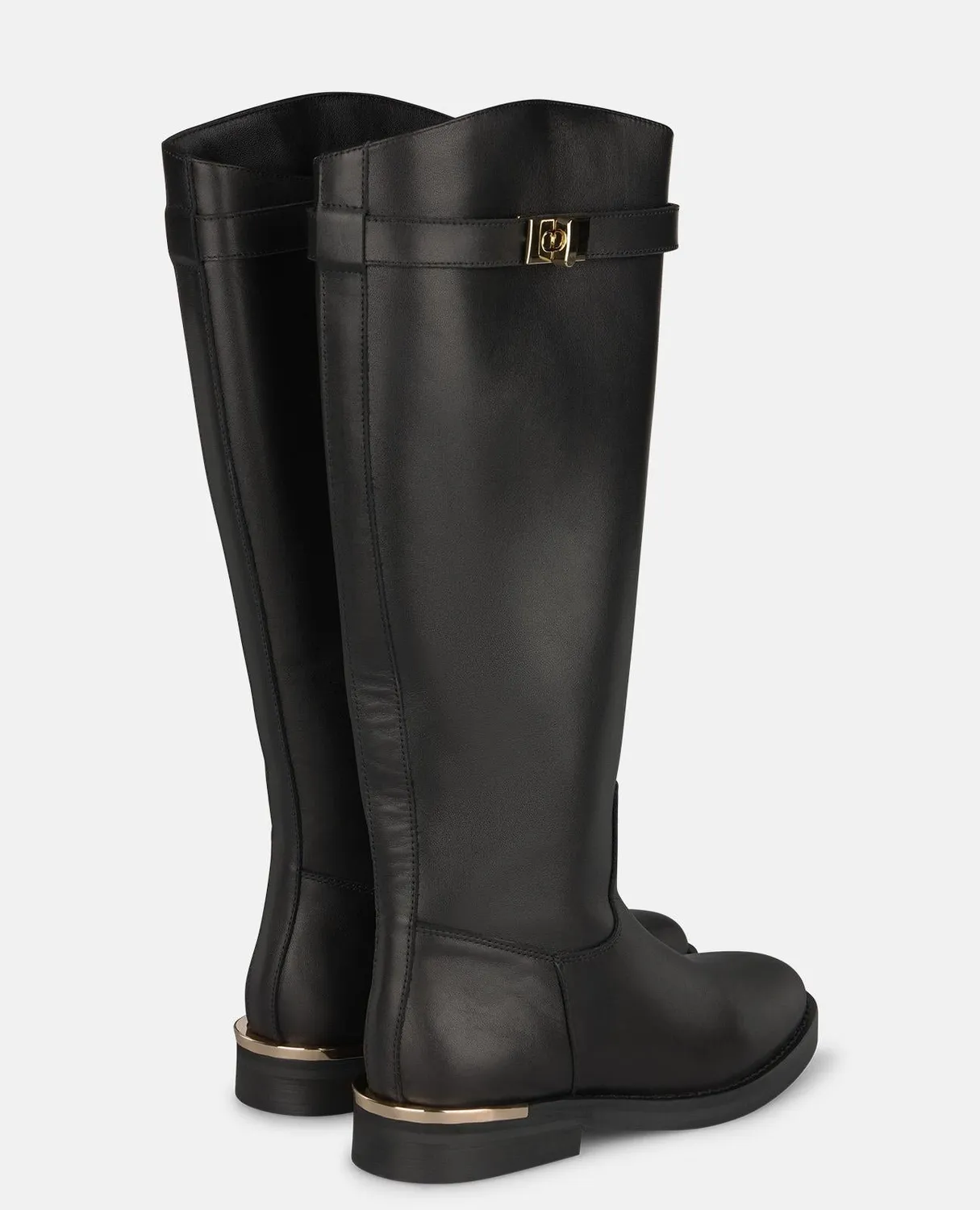 Alma en Pena I260900 bottes plates noires nappa