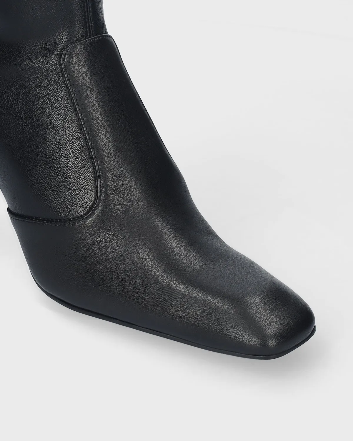 Lola Cruz Hanna 80 bottines noires cuir talon 8 cm