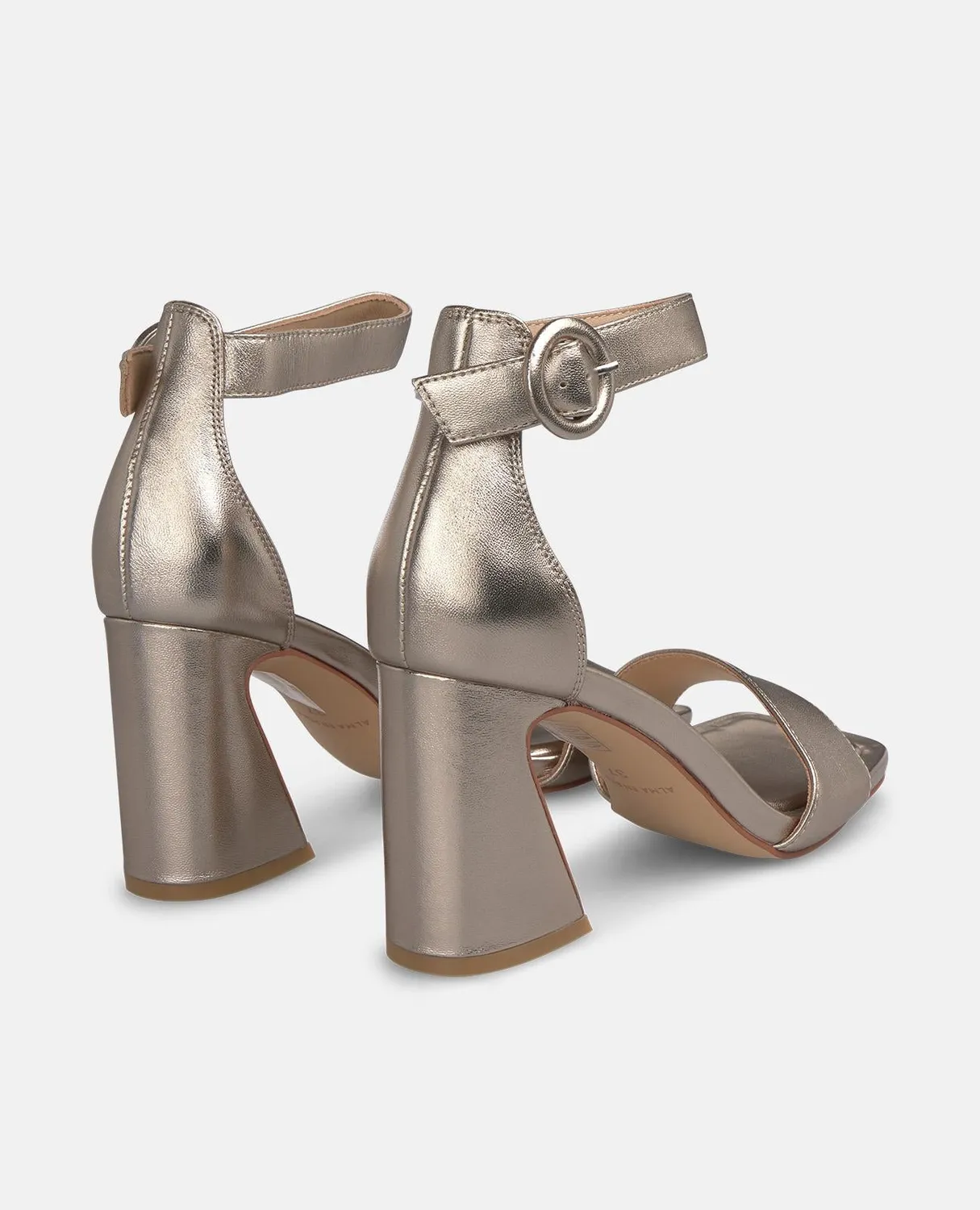 Alma en Pena I250096 Diva sandales bronze cuir talon 8,3 cm