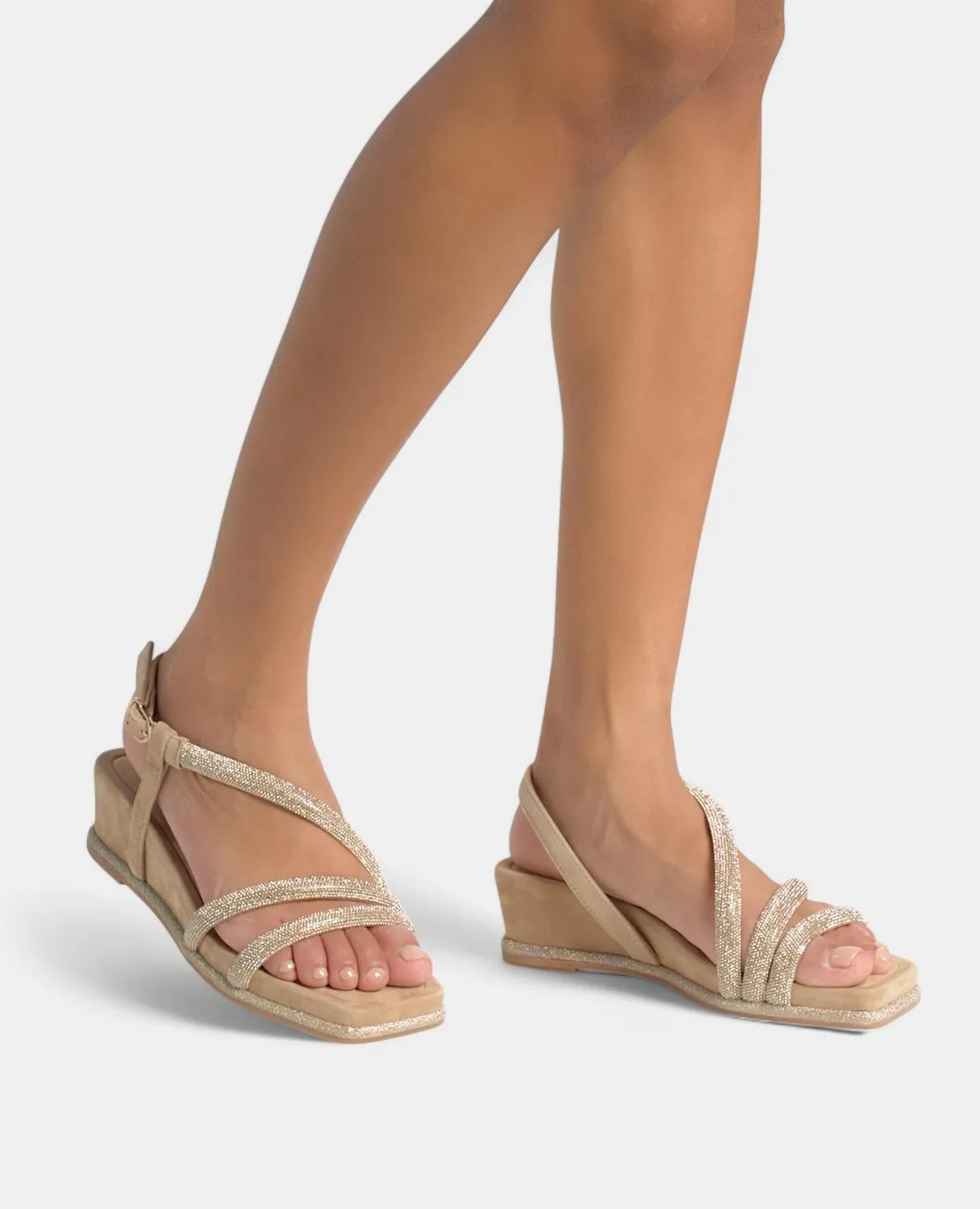 Alma en Pena V251751 sandales strass talon 5 cm