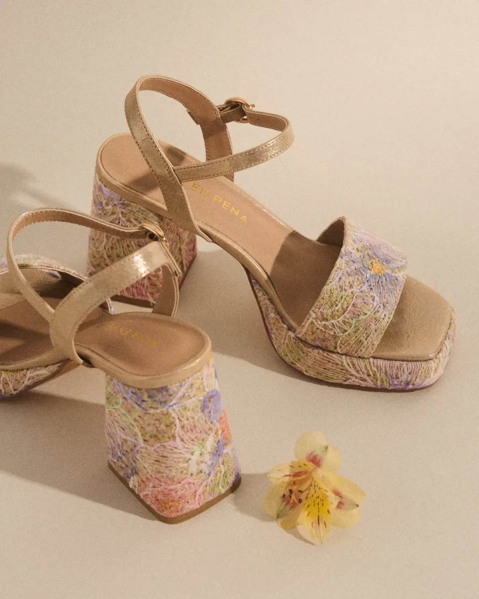 Alma en Pena V2650300 sandales violettes talon 9cm