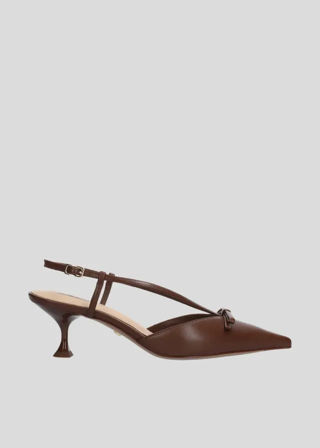 Lola Cruz Satina 55 sandales marron talon 5,5 cm