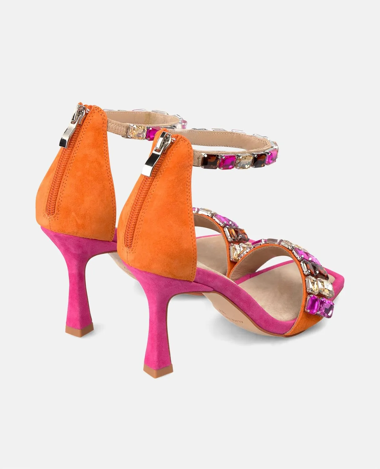 Alma en Pena V250834 sandales talon fuchsia 9 cm