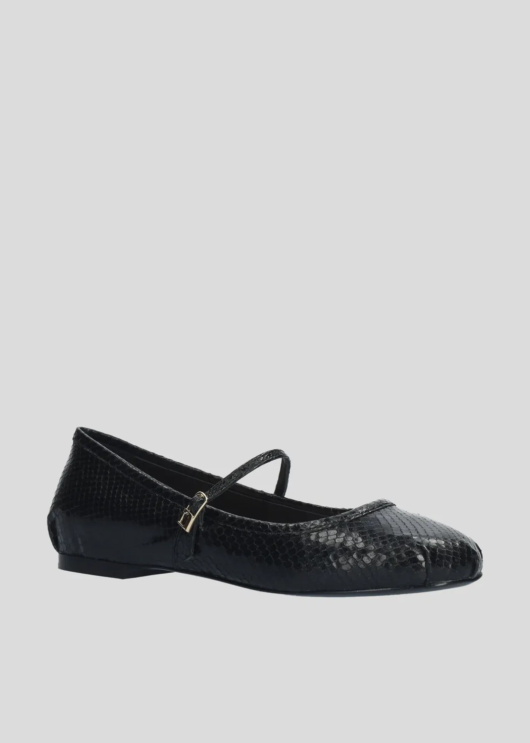 Lola Cruz Rima ballerines cuir noir