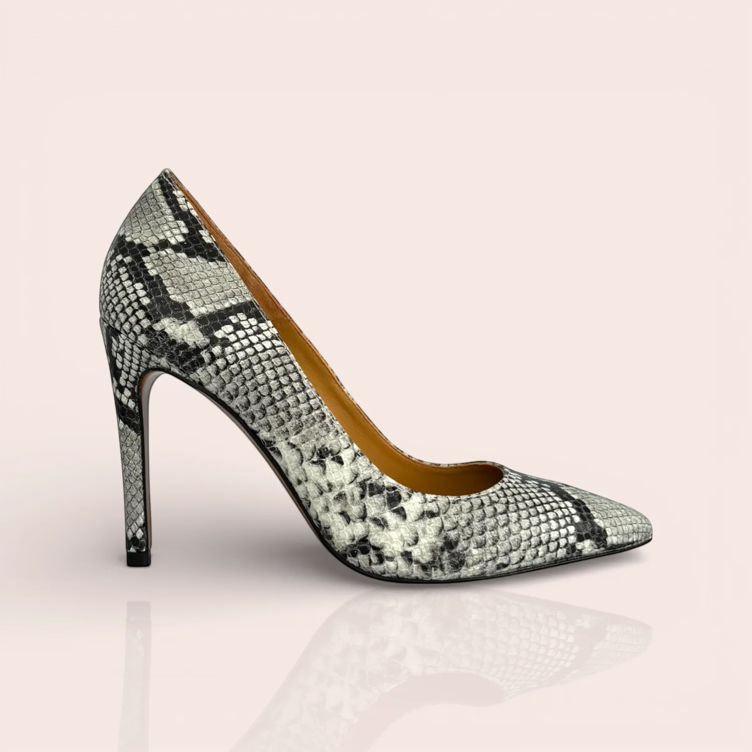 Karine Arabian Francesca escarpin taupe talon 105