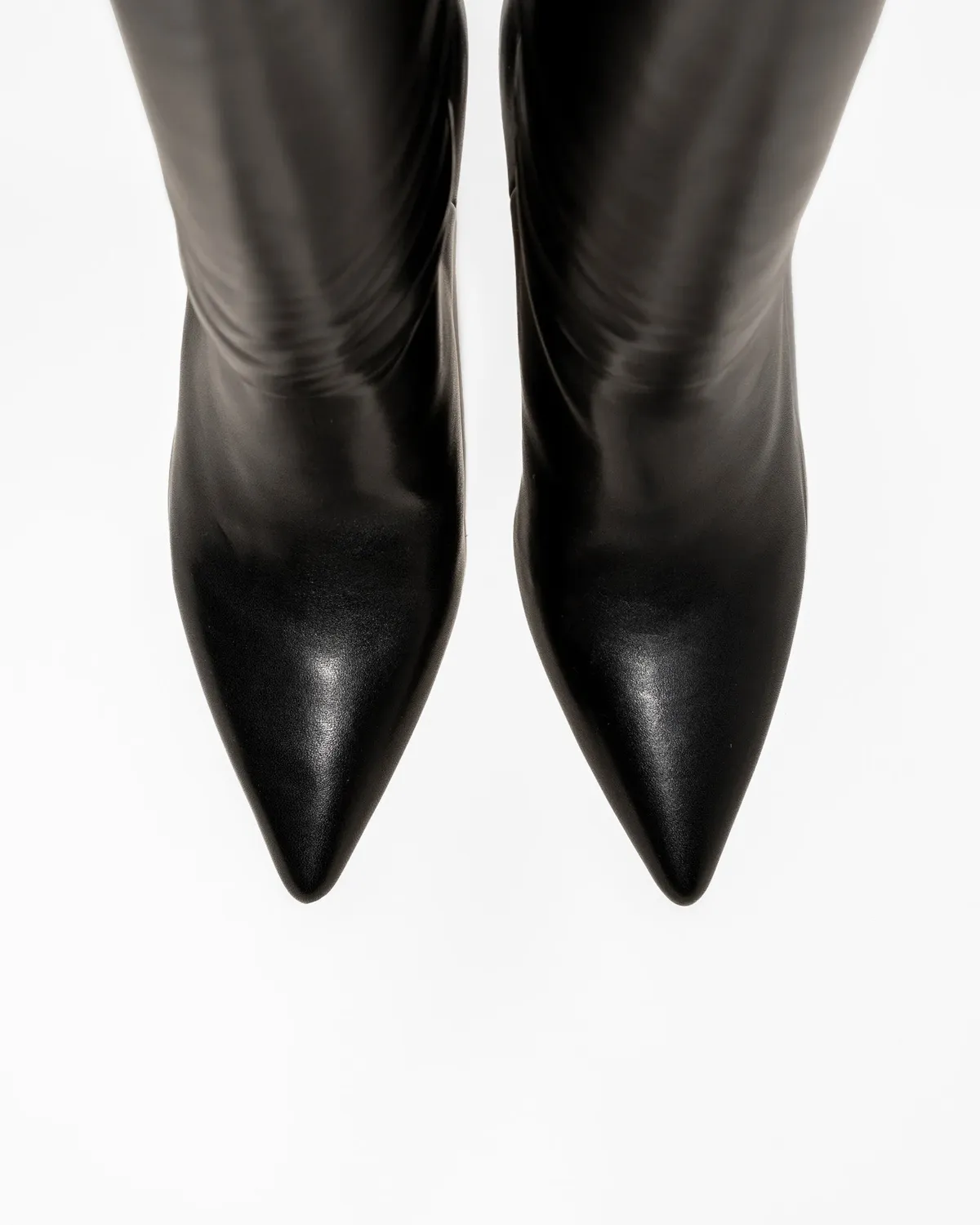 Mi/Mai Tracey Black bottes noires talon large