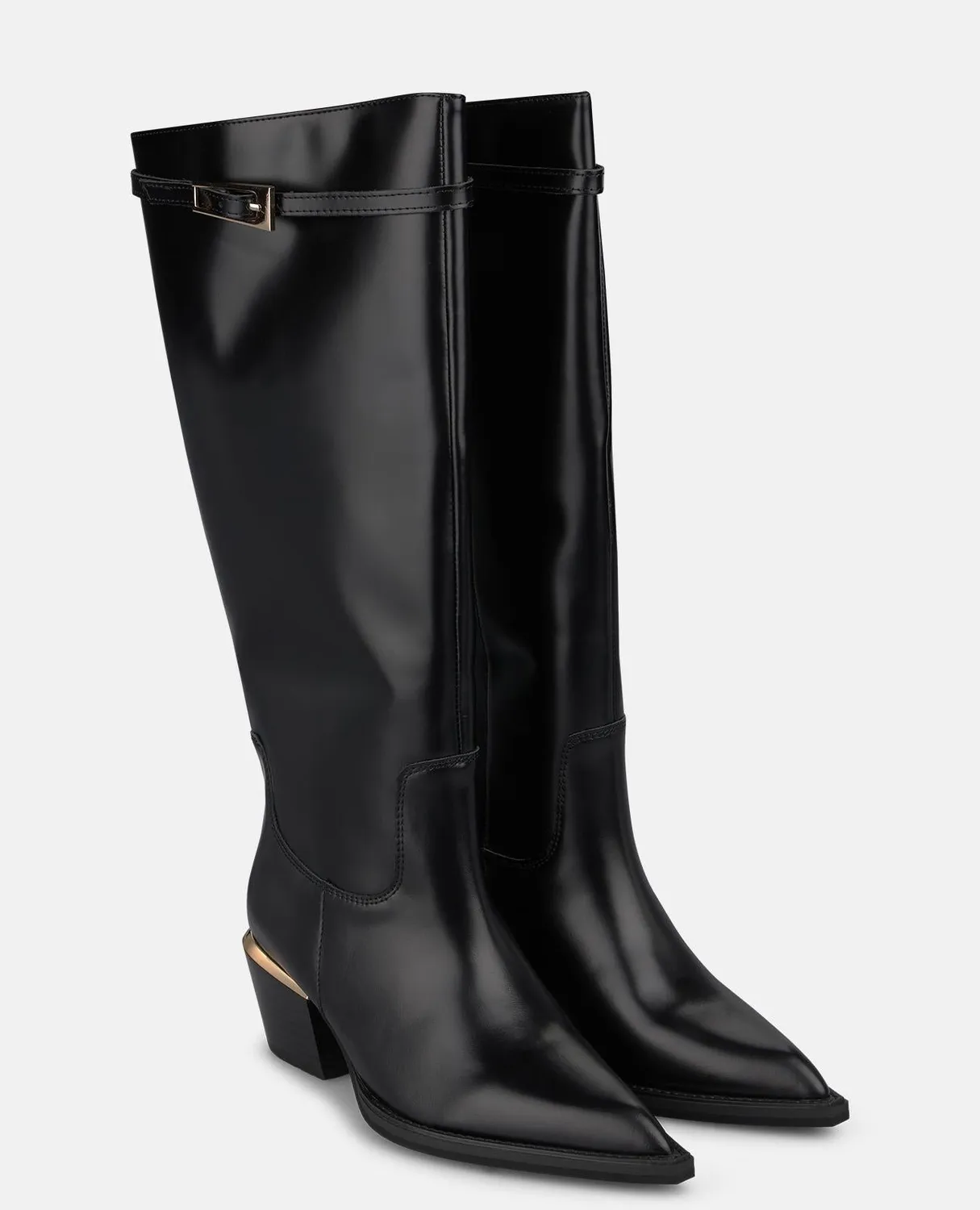 Alma en Pena I260614 bottes hautes noir nappa