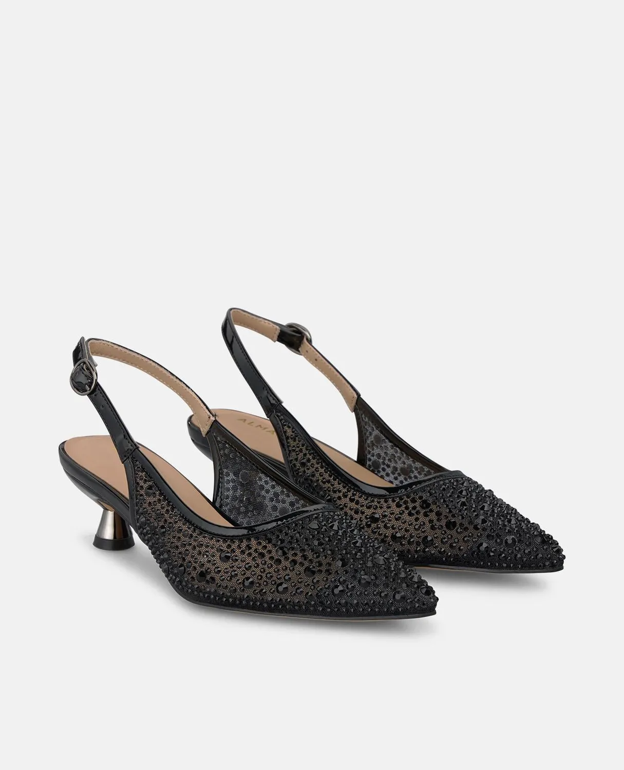 Alma en Pena I260204 escarpins noir bride cheville 4 cm