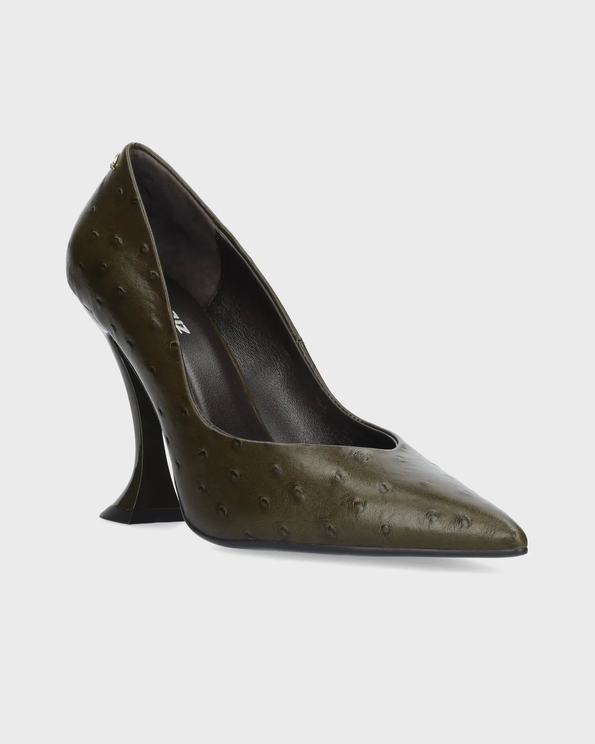 Lola Cruz Eugenia Pumps 95 escarpins kaki talon 9,5 cm
