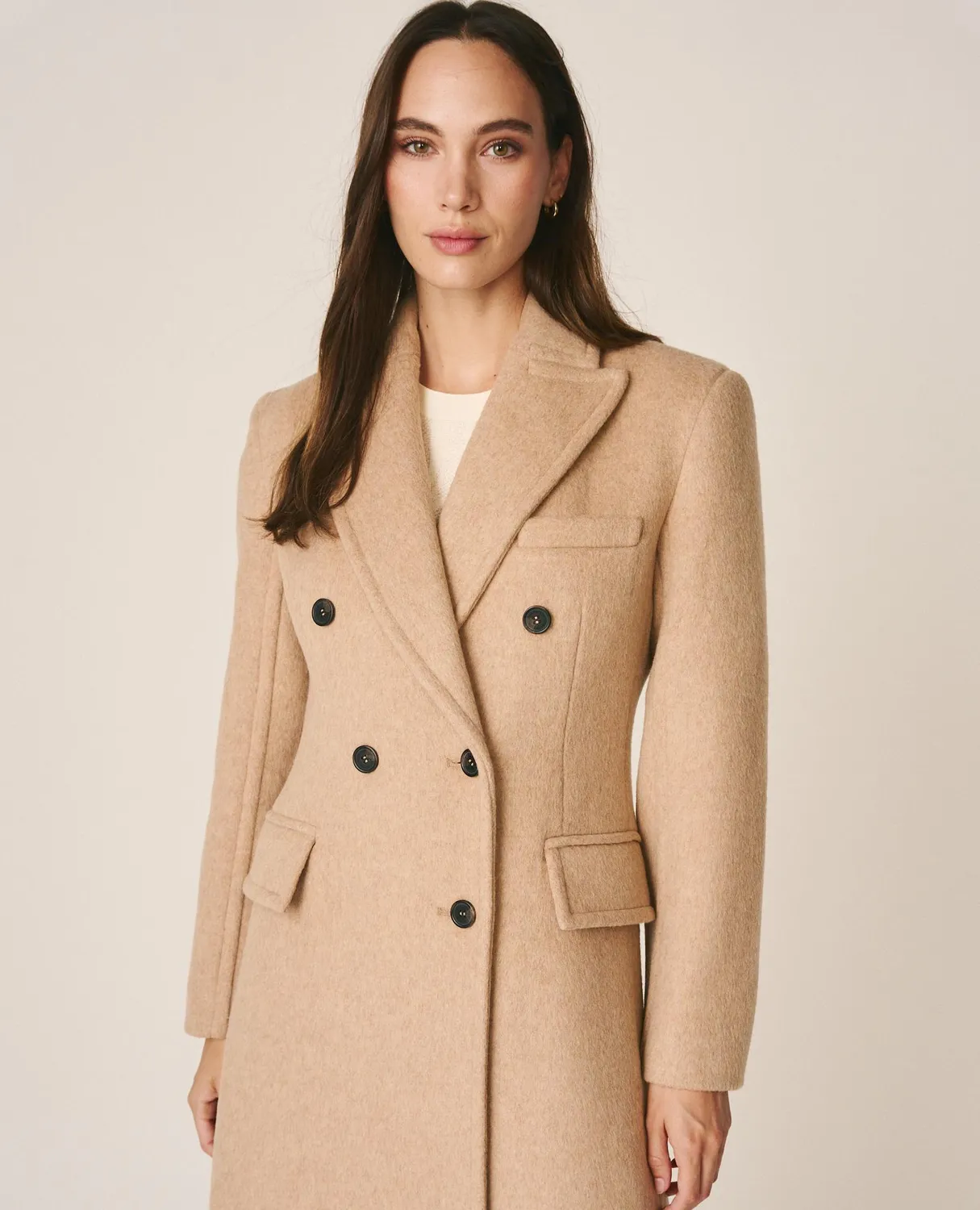 Alma en Pena I26CL1503 Manteau long vison croisé