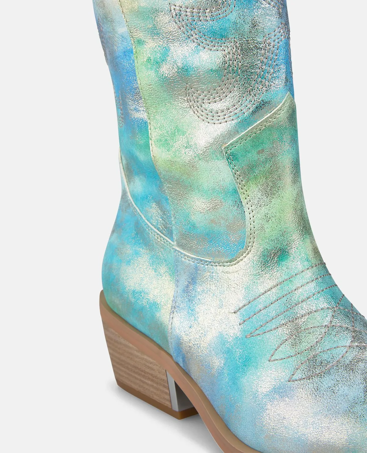 Alma en Pena V260254 bottes cowboy bleues 5 cm