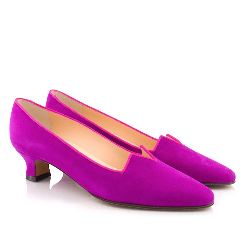 Bégum Paris Marquise escarpin chèvre velours