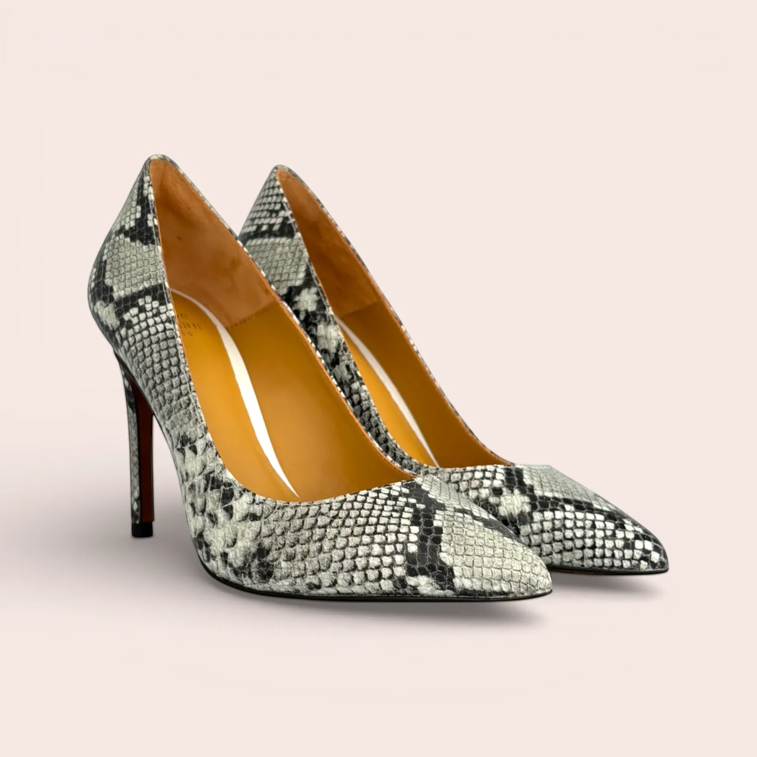 Karine Arabian Francesca escarpin taupe talon 105