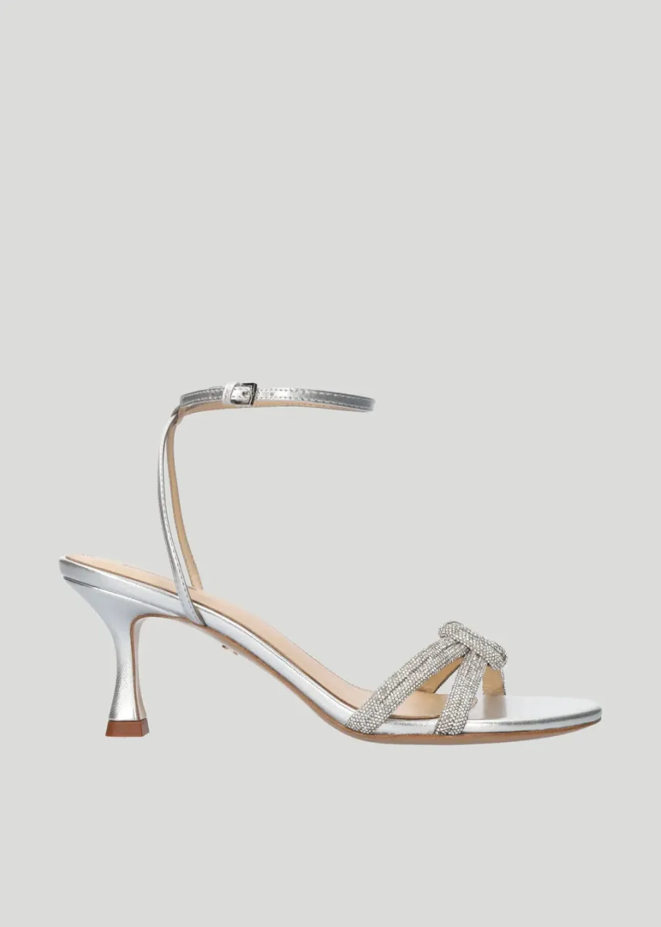 Lola Cruz Alice 65 sandales argenté talon 6,5 cm