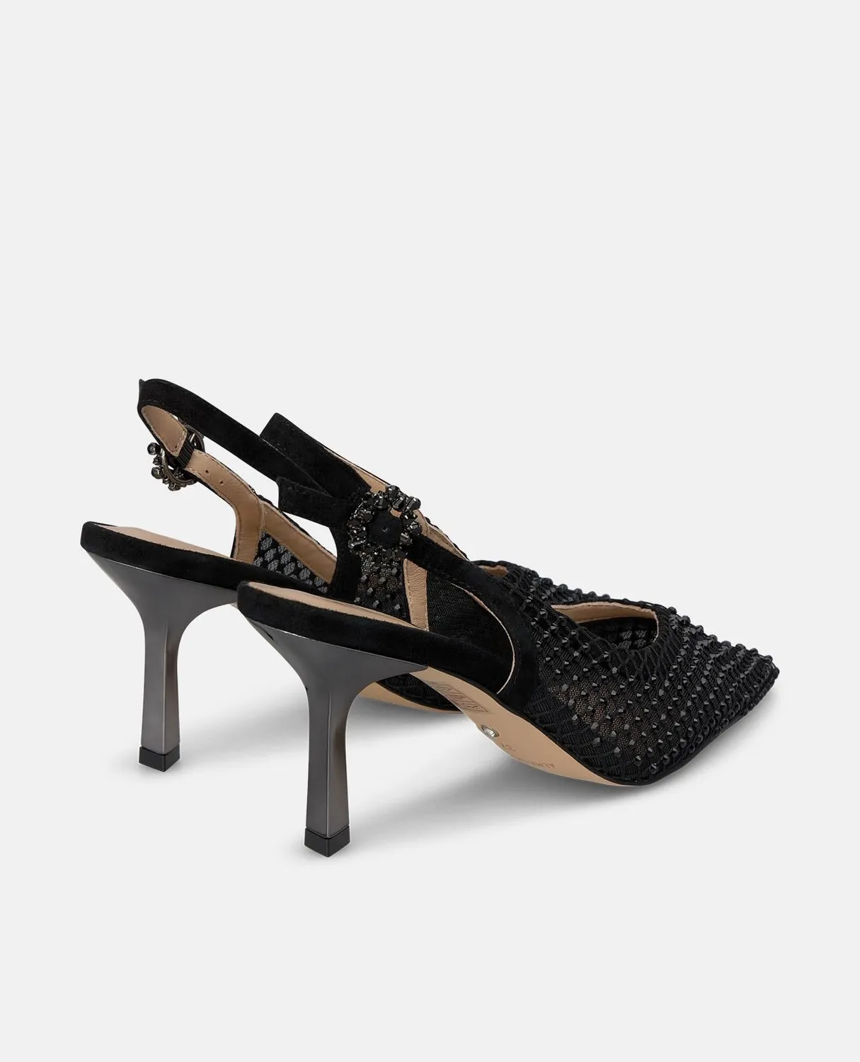 Alma en Pena I260270 escarpins maille noir talon 8 cm