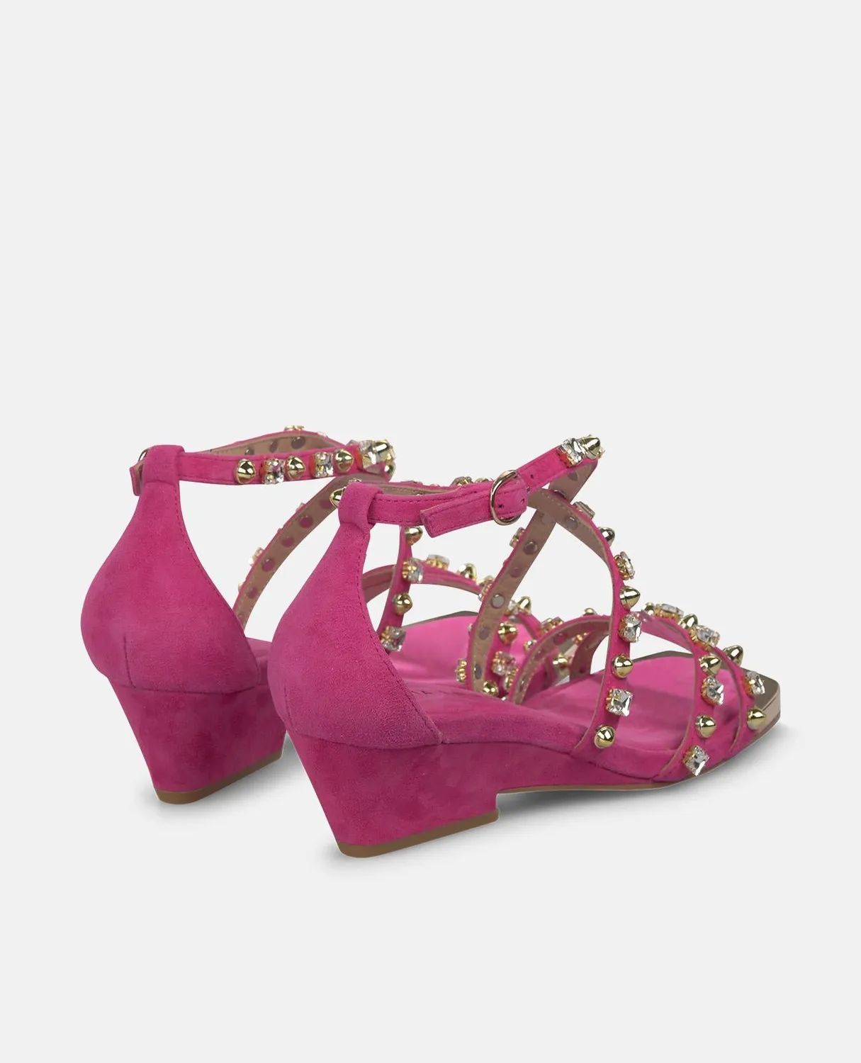 Alma en Pena V260784 sandales bijou fuchsia 6 cm