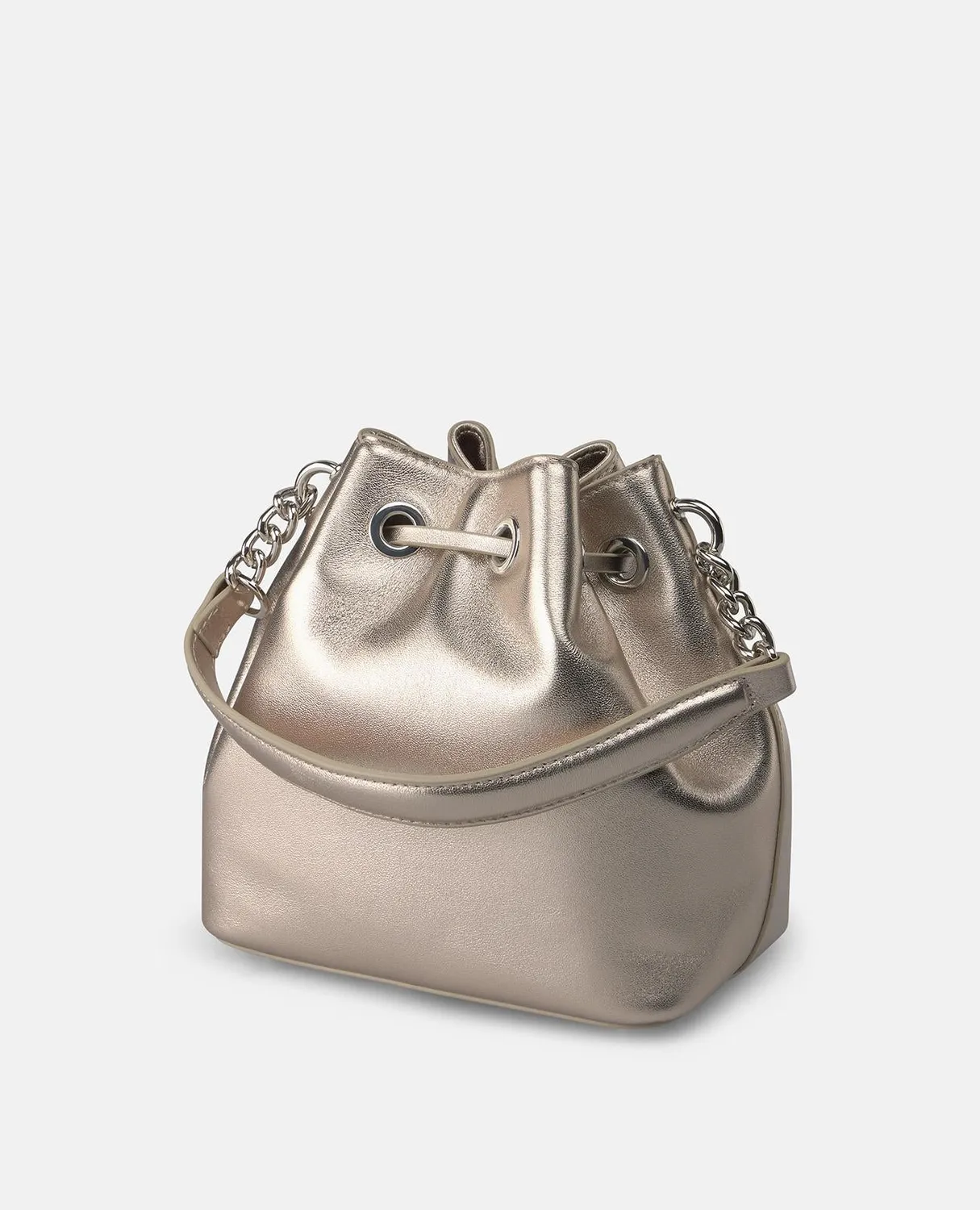 Alma en Pena V26BG019 sac seau bronze cuir bandoulière