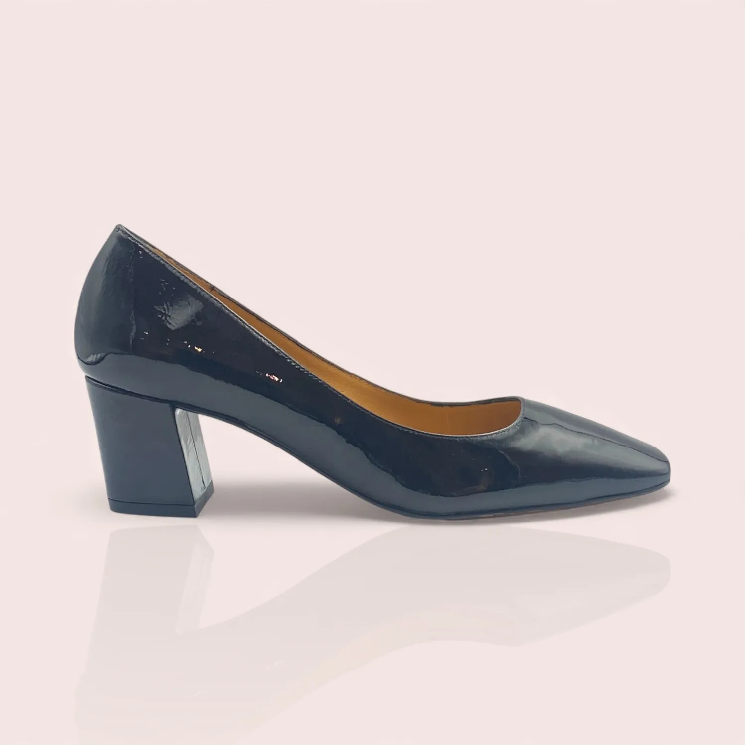 Karine Arabian TALINE escarpins vernis talon 55mm noir